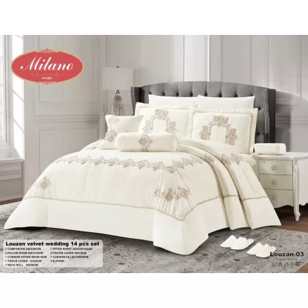 Louzan Velvet Wedding 14 pcs Set